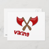 Viking Ax Briefkaart (Voorkant / Achterkant)