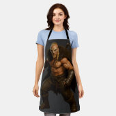 Viking Barbarian Hero Apron Schort (Gedragen)