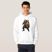 Viking Barbarian Hero Sweat à capuche (Devant entier)