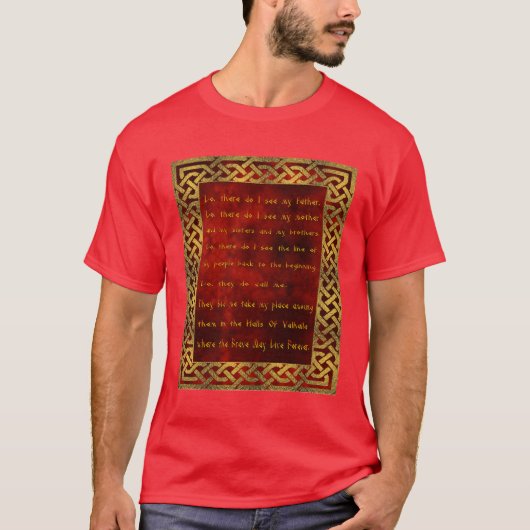 Viking Battle Prayer Shirt (Voorkant)