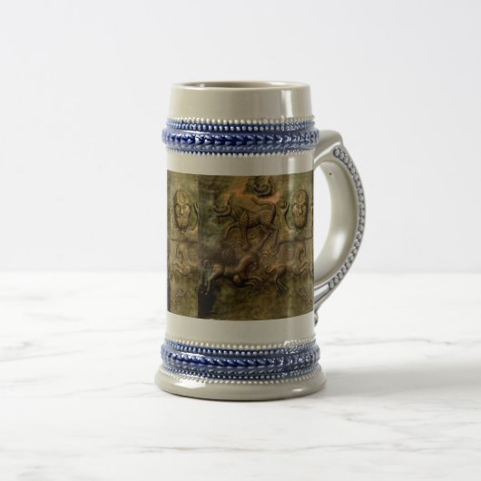 Viking Beer Drinking Stein Bierpul (Voorkant rechts)