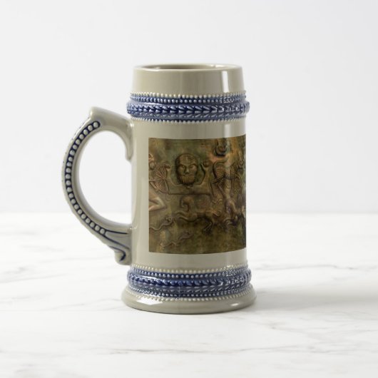 Viking Beer Drinking Stein Bierpul (Links)
