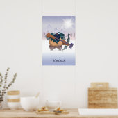Viking berserker poster (Keuken)
