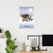 Viking berserker poster (Thuiskantoor)