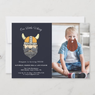 Viking Birthday Party   Fun Beard op foto