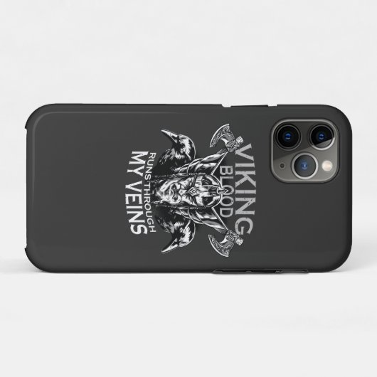 Viking bloed Case-Mate iPhone case (Achterkant (horizontaal))