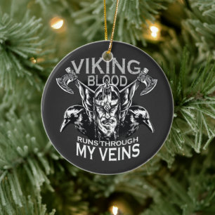 Viking bloed keramisch ornament