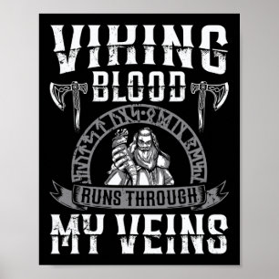 Viking Bloed loopt door mijn familie en onze onafh Poster