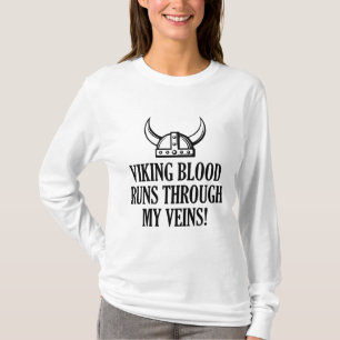 Viking Bloed loopt door mijn zegen T-shirt