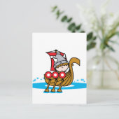 Viking Boy Briefkaart (Staand voorkant)