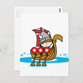 Viking Boy Briefkaart (Voorkant / Achterkant)