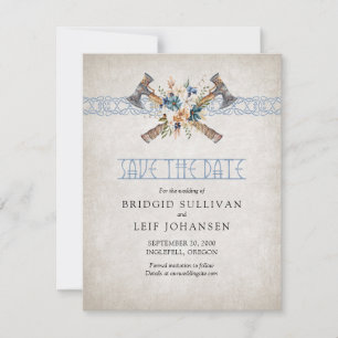 Viking Bruiloft Save The Date