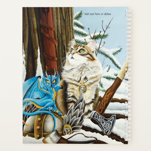 Viking Cat Blue Dragon (Dos)