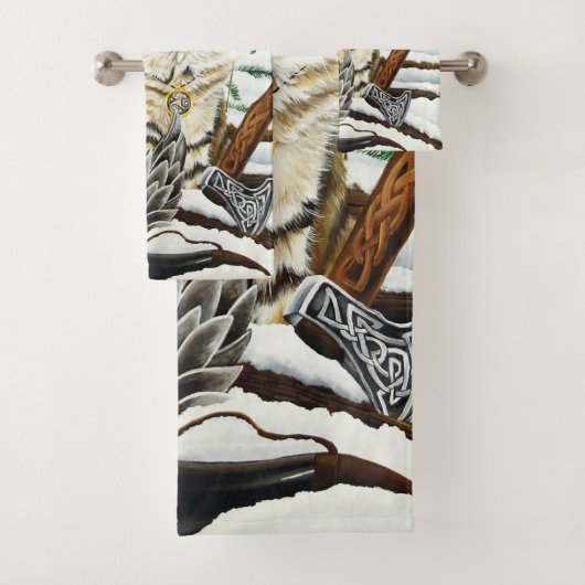 viking Cat Blue Dragon (En situation)