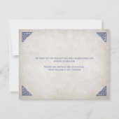 Viking Celtic Gamer Wedding Bedankkaart (Achterkant)
