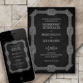 Viking Celtic Gamer Wedding Kaart