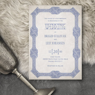 Viking Celtic Gamer Wedding Kaart