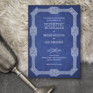 Viking Celtic Gamer Wedding Kaart