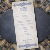 Viking Celtic Gamer Wedding Menu