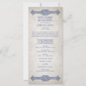 Viking Celtic Gamer Wedding Programme (Devant)