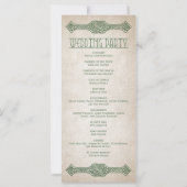 Viking Celtic Gamer Wedding Programme (Dos)