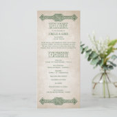 Viking Celtic Gamer Wedding Programme (Debout devant)