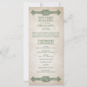 Viking Celtic Gamer Wedding Programme (Devant)