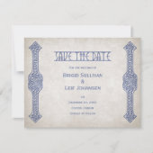 Viking Celtic Gamer Wedding Save The Date (Voorkant)