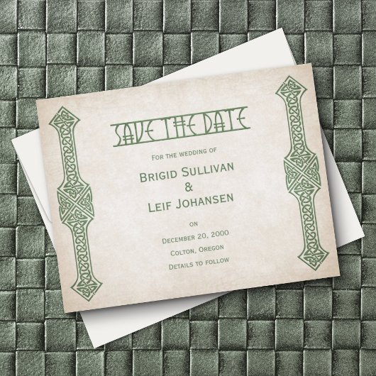Viking Celtic Gamer Wedding Save The Date