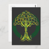 Viking Celtic Knotwork Tree of Life Briefkaart (Voorkant / Achterkant)