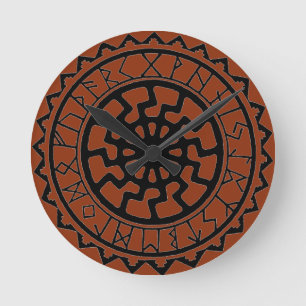 Viking Celtic Sun Rune Calendar Ronde Klok