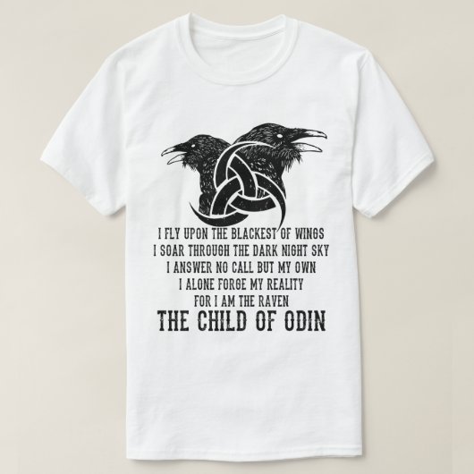 Viking Child of Odin T-shirt (Design voorkant)