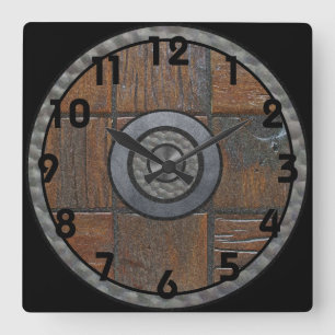 Viking Clock Vierkante Klok