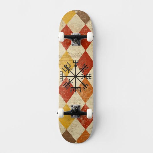 Viking Compass Skateboard. Skateboard (Voorkant)