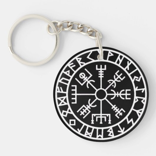 Viking Compass Sleutelhanger (Voorkant)