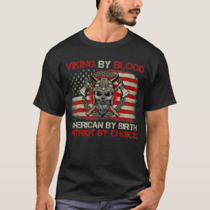 Viking door bloedAmerikaan door geboortepatriot do T-shirt