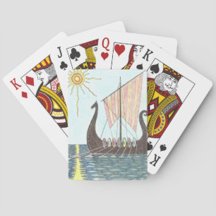 VIKING DRAGONBOOT speelkaarten