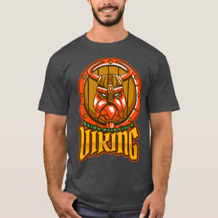 Viking drink bier als een wandelaar t-shirt