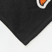 Viking Duck Funny Warrior Design Fleece Deken (Hoek)