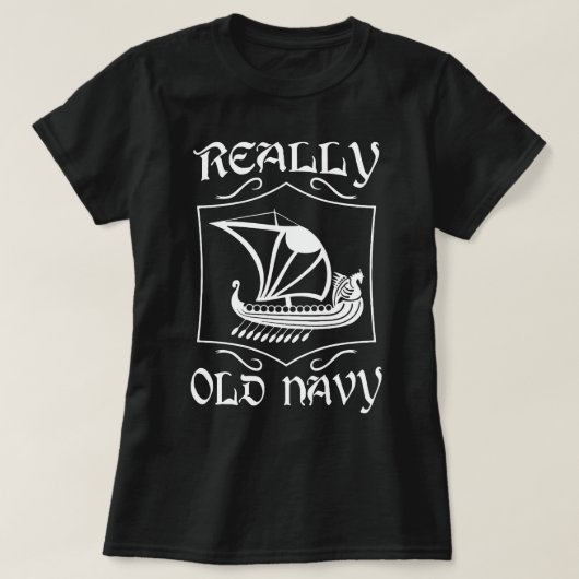Viking Echt oude marine T-shirt (Design voorkant)