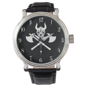 Viking emblem horloge