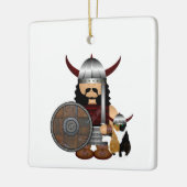 Viking en Cat-Ornament Keramisch Ornament (Links)