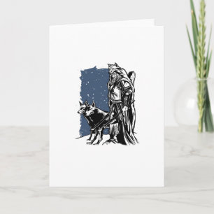 Viking en wolven kaart