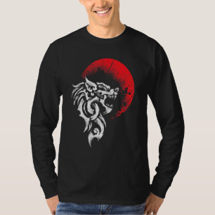 Viking Fenrir Wrede Wolf Noorse Mythologie Rag T-shirt