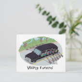 Viking Funeral. Briefkaart (Staand voorkant)