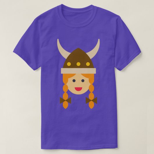 Viking Girl T-shirt (Design voorkant)