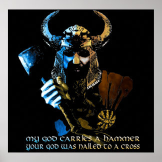 Viking God Poster
