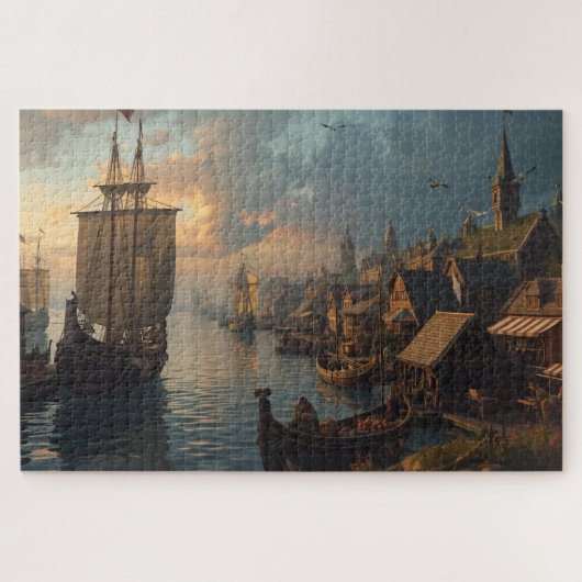 Viking Haven Legpuzzel (Horizontaal)