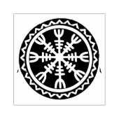 Viking Helm van Awe Ontwerp Stempel (Afrduk)