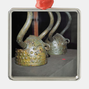 Viking helmet metalen ornament